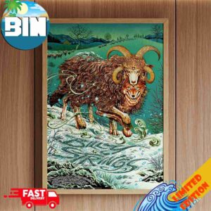 Billy Strings Asheville All Date Poster On February 10-11-13-14 2026 Art By Miles Tsang Decor Poster Canvas