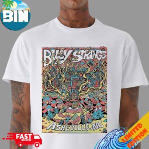 Billy Strings Asheville Night 4 Poster On February 14 2026 At Harrah’s Cherokee Center Art By Killer Acid T-Shirt