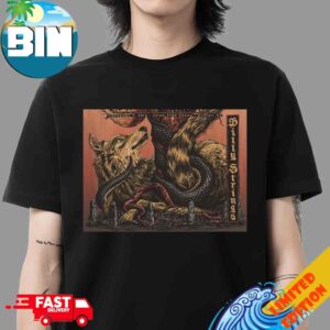 Billy Strings Athens Georgia 2026 Concer Poster For Night 2 At The Akins Ford Arena On February 7 Art By Neal Williams T-Shirt