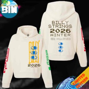 Billy Strings Winter Tour February 2026 Eyes Ladies Pull Over Hoodie With Dates Connor Dwyer