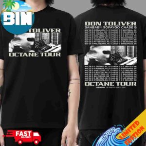 Don Toliver Octane Tour Dates 2026 Two Sided T-Shirt