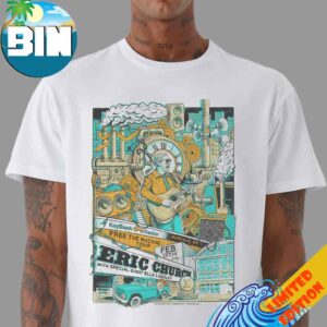 Eric Church With Ella Langley Buffalo New York 2026 Free The Machine Tour At Keybank Center On February 13th T-Shirt