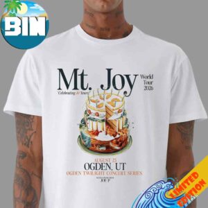 MT Joy Ogden Utah World Tour 2026 Ogden Twilight Concert Series With Joe P On August 25 T-Shirt