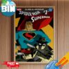 Marvel DC Spider-Man Superman 1 Variant Covers By E.M Gist Poster Canvas