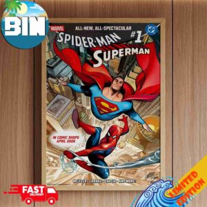 Marvel DC Spider-Man Superman 1 Variant Covers By Pepe Larraz Decor Poster Canvas