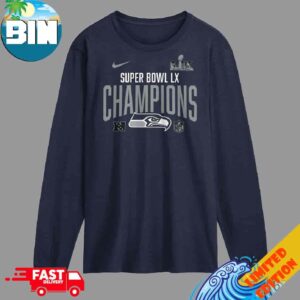 Nike Seattle Seahawks Super Bowl LX Champions 2025-26 Going Yard Long Sleeve T-Shirt
