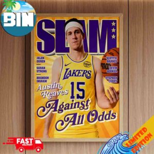 SLAM 260 Austin Reaves NBA Los Angeles Lakers Magazine Against All Odds Poster Canvas