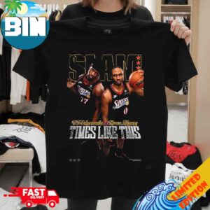 SLAM 260 Cover Tee Tyrese Maxey With Vj Edgecombe NBA Philadelphia 76ers T-Shirt