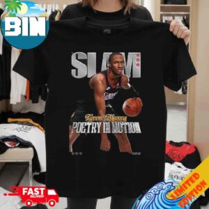 SLAM 260 Cover Tyrese Maxey NBA Philadelphia 76ers Poetry In Motion T-Shirt