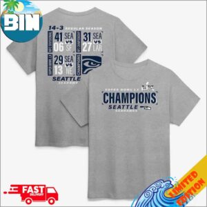 Seattle Seahawks Fanatics Super Bowl LX Champions Big And Tall Counting Points Two Sides Unisex T-Shirt