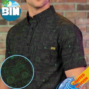 Teenage Mutant Ninja Turtles Greenprints Hawaiian Shirt And Beach Short