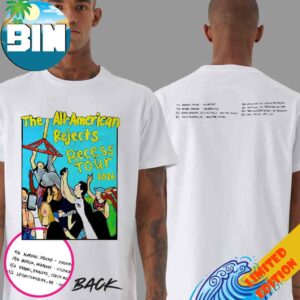 The All-American Rejects Recess Tour 2026 With Dates Two Sides Unisex T-Shirt