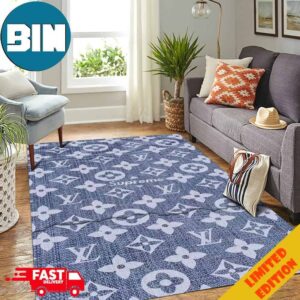 A Stylish Fusion Of Louis Vuitton And Supreme For Living Room Home Decor Rug Carpet