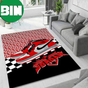 Air Jordan 1 High Sneakerhead Art Sneaker Rug Home Decor