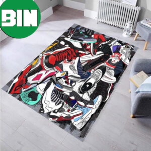 Air Jordan Hypebeast Street Style Sneaker Rug Home Decor