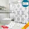Bespoke Louis Vuitton Bathroom Set With Shower Curtain