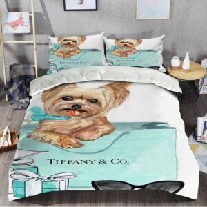 Baby Dog Tiffany And Co Luxury Brand Premium Bedding Set Home Decor