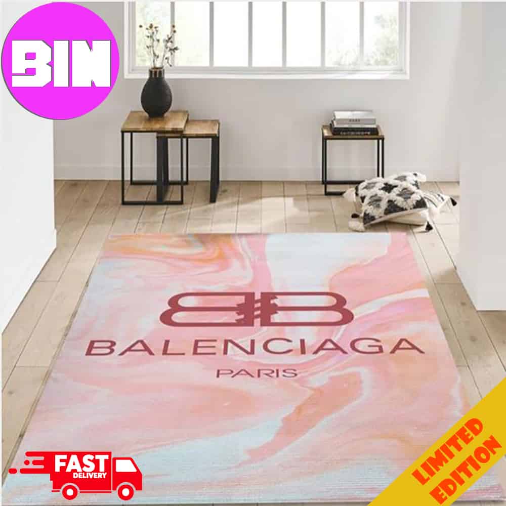 Balenciaga Paris Luxury Fashion Abstract Pink Home Decor For Living Room Rug Carpet Balenciaga Paris Luxury Fashion Abstract Pink Home Decor For Living Room Rug Carpet
