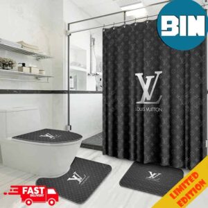 Bespoke Louis Vuitton Bathroom Set With Shower Curtain