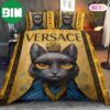 Black Leather Prada Milano Logo Best Home Decor Fashion And Luxury Pillow Cases And Bedding Set