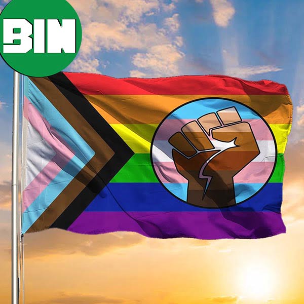 Black Trans Lives Matter Flag LGBT Progress Les Gay Bi Trans Pride LGBTIQA Flag Decor Gift 2 Sides Garden House Flag Black Trans Lives Matter Flag LGBT Progress Les Gay Bi Trans Pride LGBTIQA Flag Decor Gift 2 Sides Garden House Flag