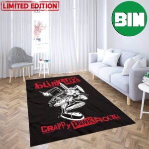 Blink-182 Crappy Punk Rock Punk Bunny Rug Home Decor