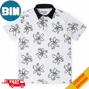 Breakfast Balls Flower Doodle All Summer Polo Shirt