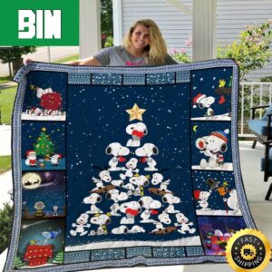 Cartoon Character Snoopy Christmas Tree By Snoopy Blanket Christmas
