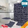 Bespoke Louis Vuitton Bathroom Set With Shower Curtain