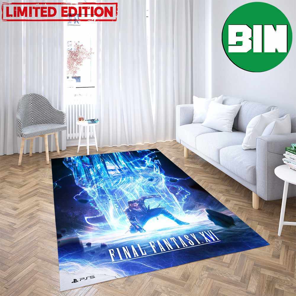 Cidolfus Telamon Final Fantasy 16 XVI Poster Rug Home Decor Cidolfus Telamon Final Fantasy 16 XVI Poster Rug Home Decor