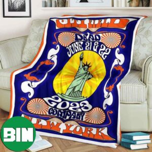 Citi Field Dead And Company June 21 22 2023 New York Poster Fleece Blanket