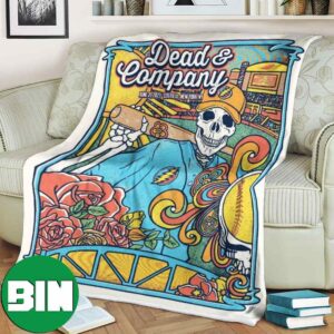 Dead And Company June 21 2023 Citi Field New York NY Poster Fleece Blanket