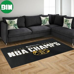 Denver Nuggets Fanatics Branded 2023 NBA Finals Champions Triple Threat Rooster Rug Home Decor