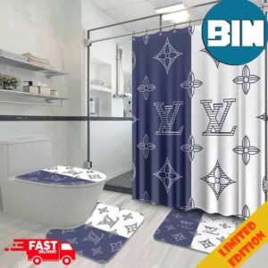 Exclusive Louis Vuitton Bathroom Set With Shower CurtainLavish and Unique