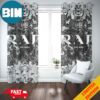 Fallen Angel x Prada Logo Fashion And Style 2024 Home Decorations Window Curtain Fallen Angel x Prada Logo Fashion And Style 2024 Home Decorations Window Curtain