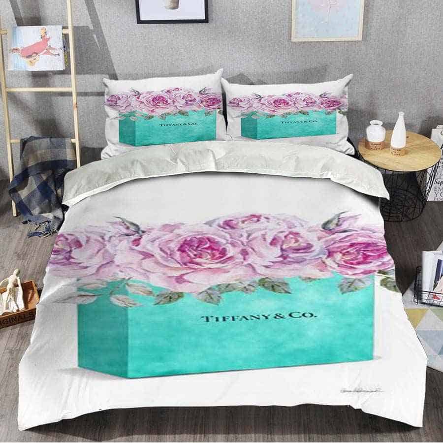 Flowers Tiffany And Co Fashion And Luxury 2024 Best Home Decor Bedding Set King And Queen With Pillow Cases Flowers Tiffany And Co Fashion And Luxury 2024 Best Home Decor Bedding Set King And Queen With Pillow Cases