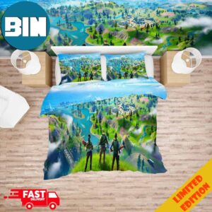 Fortnite Chapter 2 Season 1 Map Home Decor Bedding Set And Pillow Case Comforter