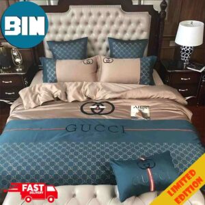 Gucci Bee Luxury Bedding Set For Stylish Bedroom Decor