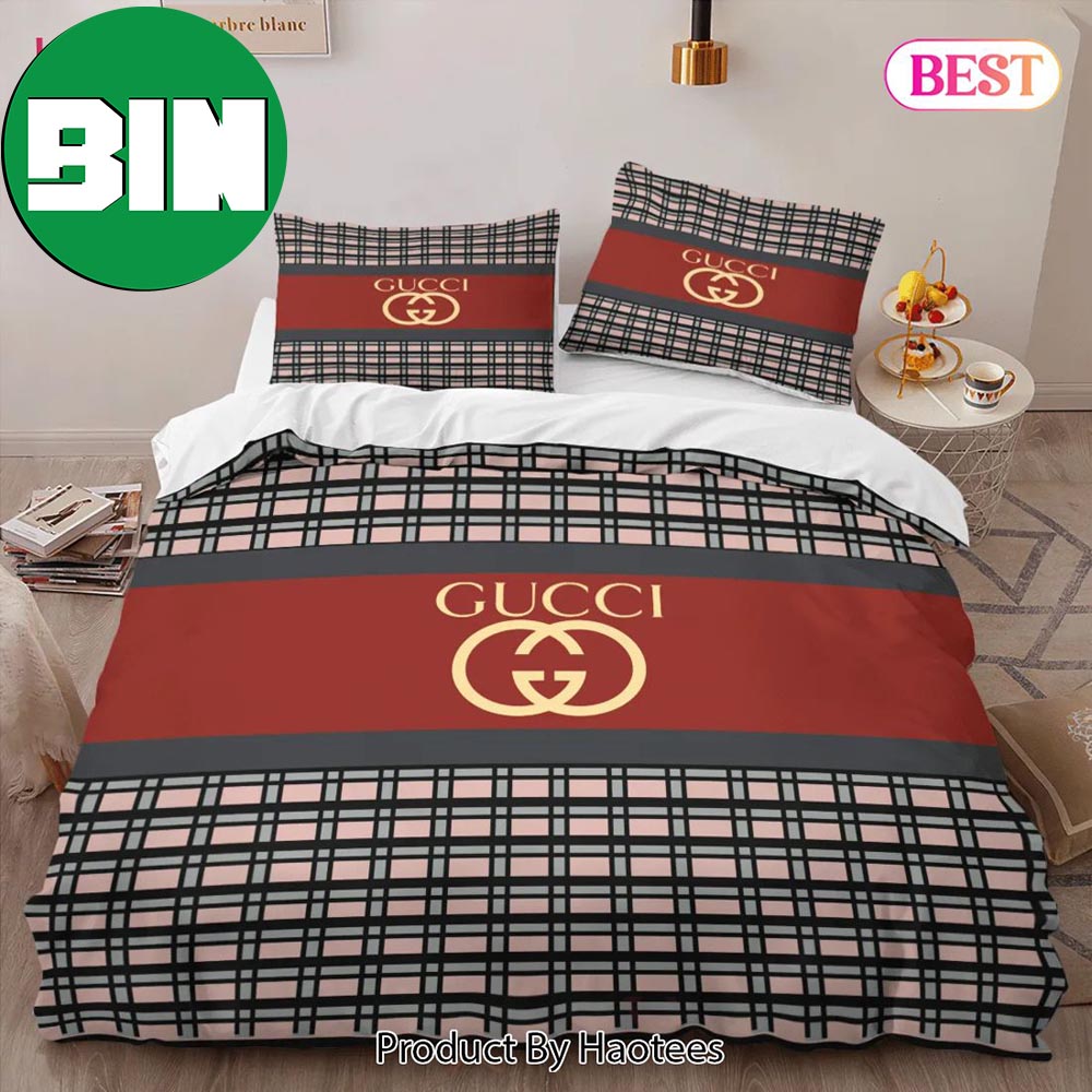 Gucci Caro Fashion Logo Premium Luxury Brand High-End Home Decor Gucci Bedding Set Gucci Caro Fashion Logo Premium Luxury Brand High-End Home Decor Gucci Bedding Set