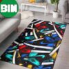 Kaws Air Jordan Area Rug For Home 2023 Sneaker Rug Home Decor