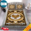 La Coupe Des Dieux Versace Luxury Blue Pattern Background Bedding Set