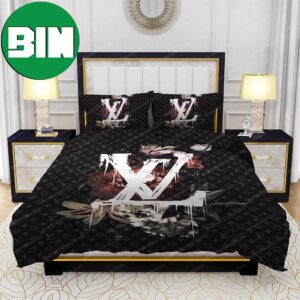Lily Peony Louis Vuitton Fashion Duvet Cover For Bedroom Louis Vuitton Bedding Set
