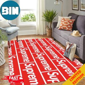 Logo Supreme Luxury Brand For Living Home Home Decor Rug Carpet