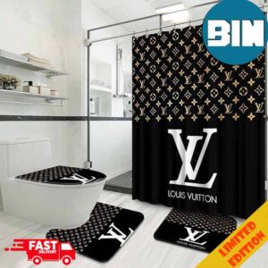 Louis Vuitton Bathroom Set With Shower CurtainA Statement of Elegance