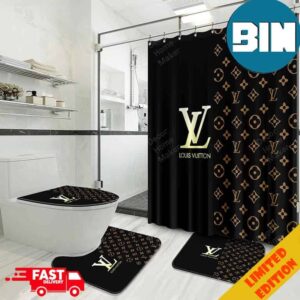 Louis Vuitton Bathroom Set With Shower CurtainRedefining Bathroom Decor