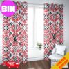 Louis Vuitton Black And Red Background Number 37 Bathroom Set Luxury Shower Curtain Louis Vuitton Black And Red Background Number 37 Bathroom Set Luxury Shower Curtain