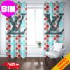 Louis Vuitton Caro Fashion Window Curtain Home Decor For Living Room