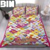 Louis Vuitton Flowers Leopard Pattern For Bedroom Duvet Cover Louis Vuitton Bedding Set