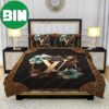 Louis Vuitton Handwrite Logo Pattern Bedding Set Louis Vuitton Handwrite Logo Pattern Bedding Set