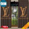 Louis Vuitton Luxury Blue Background Window Curtain For Bedroom Living Room Window Decor Louis Vuitton Luxury Blue Background Window Curtain For Bedroom Living Room Window Decor